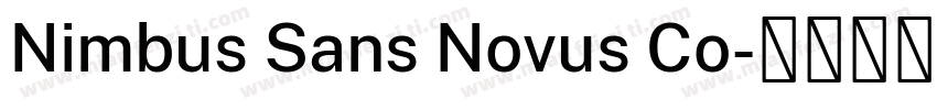 Nimbus Sans Novus Co字体转换